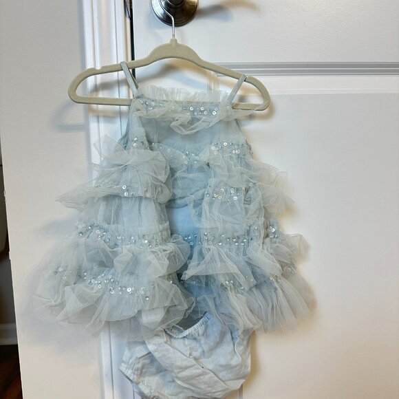 TUTU DU MONDE Mahala Tulle Dress in Icicle Size 3-6 Months - Picture 6 of 8
